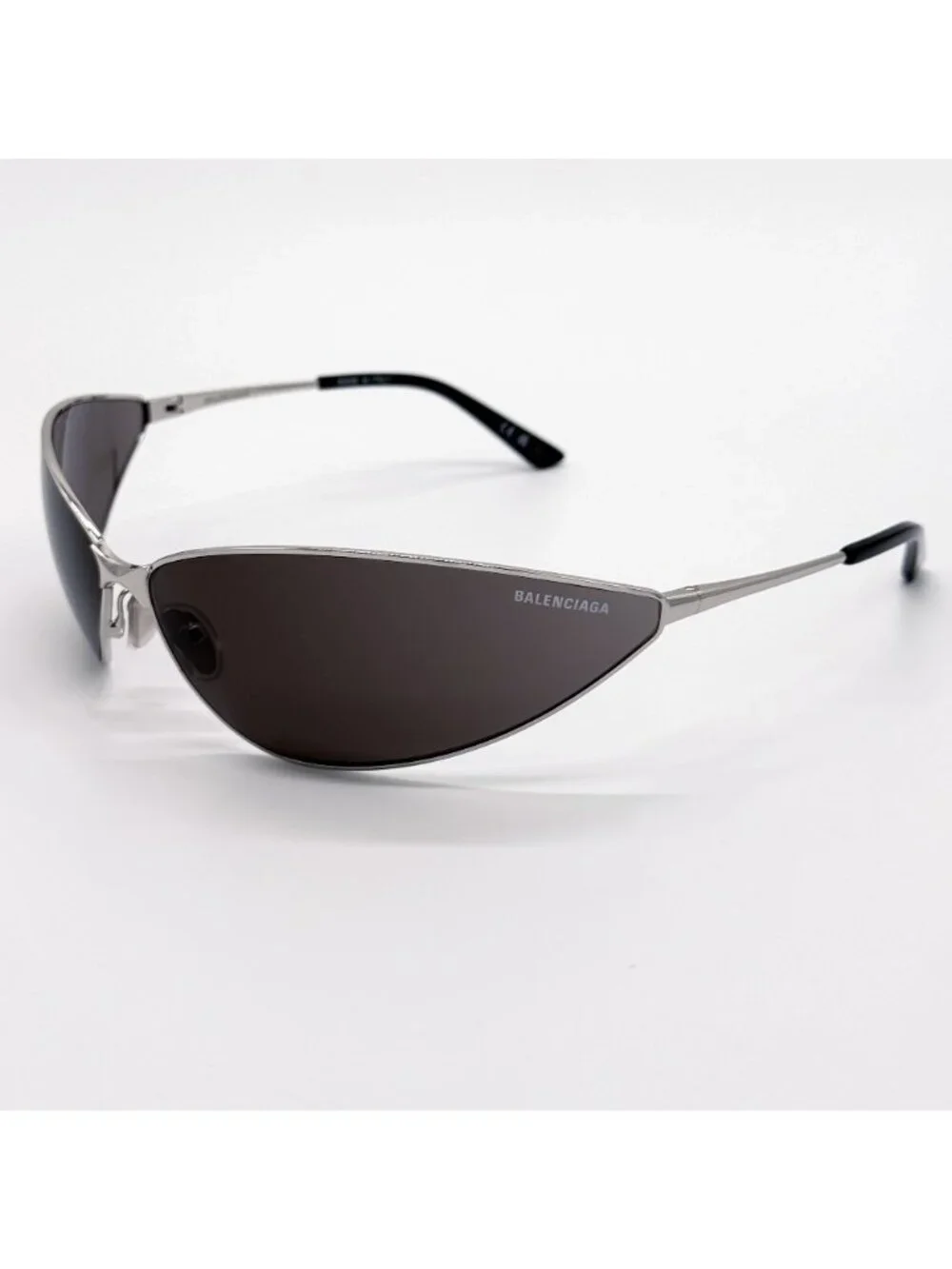 NEW BALENCIAGA BB0315S 004 SUNGLASSES SILVER UNISEX EYEWEAR BALENCIAGA